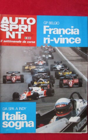 AUTOSPRINT 21 1983 GP BELGIO ALDA ROMEO DE CESARIS[TR3A]