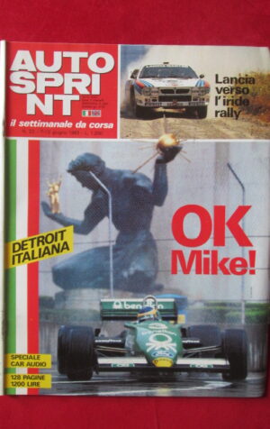 AUTOSPRINT 23 1983 LANCIA RALLY TYRELL-FORD ALBORETO[TR3A]