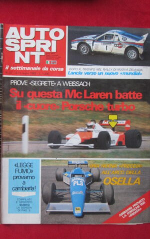 AUTOSPRINT 27 1983 MC laren batte porsche turbo porsche 595 [TR3A]