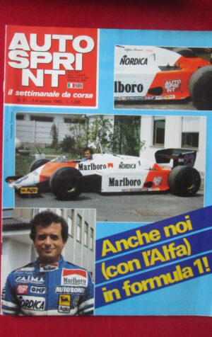 AUTOSPRINT 31 1983 ALFA ROMEO F1 MAURO BALDI GIAMPAOLO PAVANELLO[TR3A]