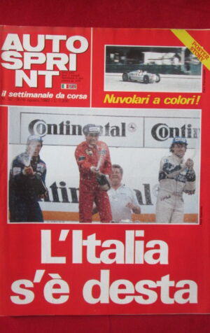 AUTOSPRINT 32 1983 VITTORIO ITALIANA HOCKENHEIM MOSS MARTINI CAPELLI[TR3A]