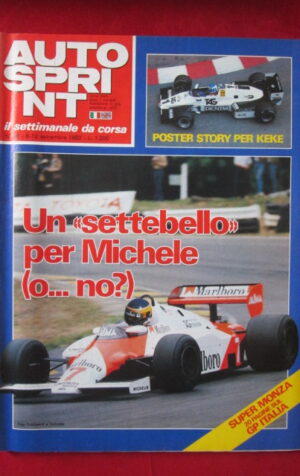 AUTOSPRINT 36 1983 POSTER STORY PER KEKE ROSBERG[TR3A]