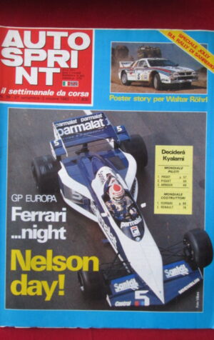 AUTOSPRINT 39 1983 GP EUROPA FERRARI PROST PIQUET ARNOUX[TR3A]