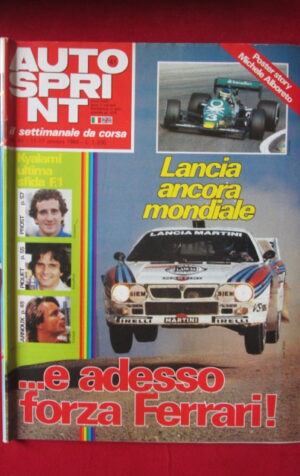 AUTOSPRINT 41 1983 LANCIA RALLY PROST PIQUET ARNOUX[TR3A]