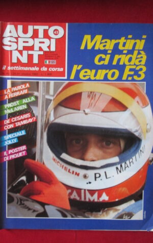 AUTOSPRINT 43 1983 PROST ALLA McLAREN DE CESARIS MARTINI[TR3A]