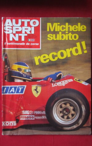 AUTOSPRINT 44 1983 POSTER PIERLUIGI MARTINI CAMPIONE EUROPEO F.3 1983[TR3A]