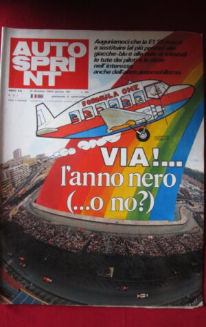 AUTOSPRINT 52-1 1981 F1 1981 FERRARI PORSCHE [AS2]