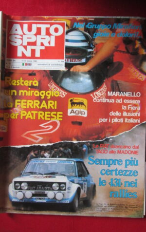 AUTOSPRINT 11 1980 FIAT 131 FERRARI RICCARDO PATRESE [AS2]