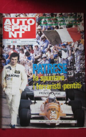 AUTOSPRINT 13 1981 PATRESE FERRARI TOLEMAN TG 181 JEEP CJ [AS3]