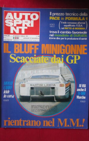 AUTOSPRINT 5 1981 MARTINI LANCIA FERRARI 308 [AS3]