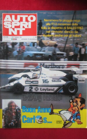 AUTOSPRINT 7 1981 EMERSON FITTIPALDI FERRARI LANCIA [AS3]