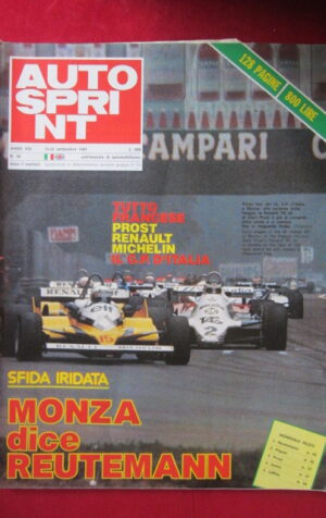 AUTOSPRINT 38 1981 PROST RENAULT GP D' ITALIA [AS3]