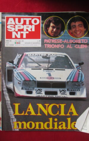 AUTOSPRINT 29 1981 PATRESE MICHELE ALBORETO LANCIA MONDIALE [AS3]