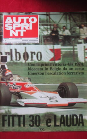 AUTOSPRINT 20 1974 NIKI LAUDA EMERSON [AS3]