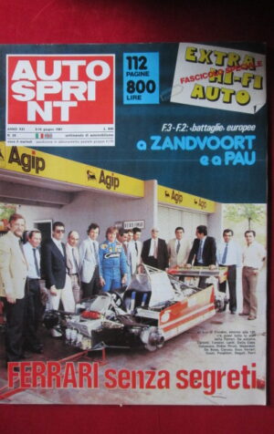AUTOSPRINT 24 1981 FERRARI 126 F3 F2 [AS3]