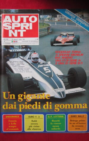 AUTOSPRINT 27 1981 FERRARI BALDI EURO RALLY [AS1]