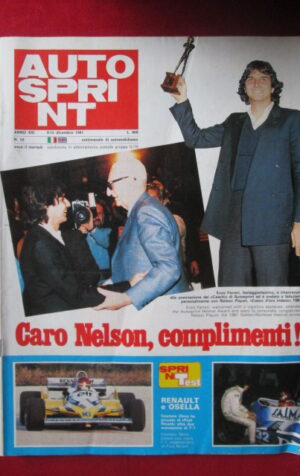 AUTOSPRINT 50 1981 ENZO FERRARI RENAULT OSELLA [AS1]