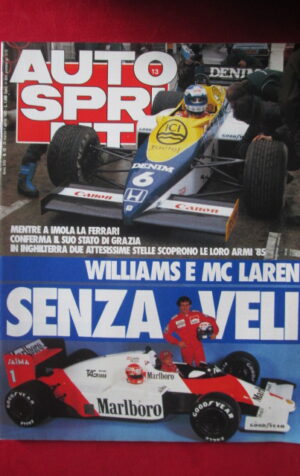 AUTOSPRINT 13 1985 WILLIAMS MC LAREN FERRARI [AS1]