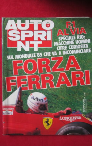 AUTOSPRINT 14 1985 FERRARI SPECIALE RIO [AS1]