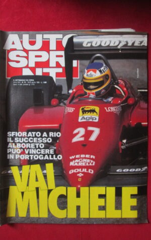 AUTOSPRINT 16 1985 FERRARI MICHELE ALBORETO [AS1]