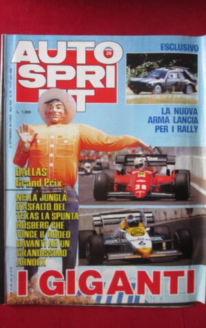 AUTOSPRINT 28 1984 DALLAS GRAND PRIX FERRARI [AS1]