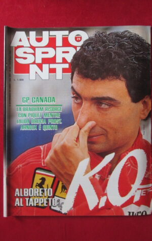 AUTOSPRINT 25 1984 GP CANADA BRABHAM PIQUET ARNOUX [AS1]
