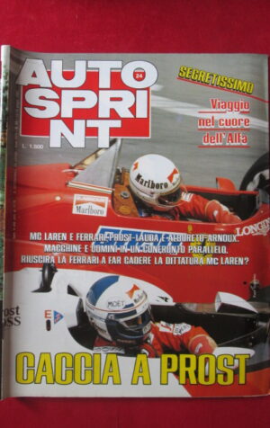 AUTOSPRINT 24 1984 VIAGGIO CUORE ALFA Mc LAREN FERRARI NIKI LAUDA ALBORETO [AS1]