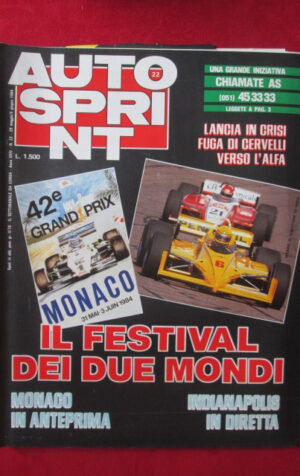 AUTOSPRINT 22 1984 LANCIA IN CRISI 42 GRAND PRIX [AS1]