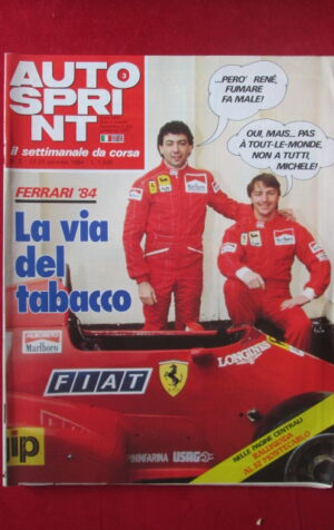 AUTOSPRINT 3 1984 FERRARI '84 MICHELE ALBORETO RENE ARNOUX [AS2]