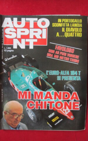 AUTOSPRINT 11 1984 LANCIA ALFA ROMEO 184 T [AS2]