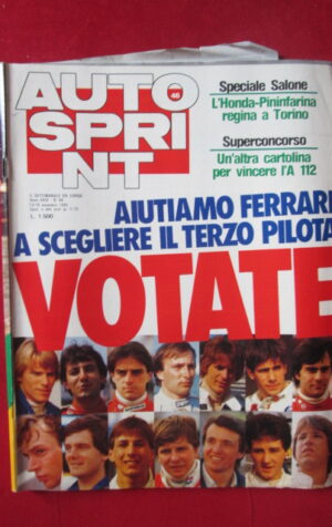 AUTOSPRINT 46 1984 FERRARI HONDA PININFARINA [AS2]