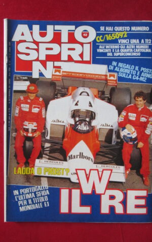 AUTOSPRINT 42 1984 NIKI LAUDA PROST NELSON PIQUET [AS2]