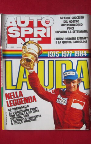 AUTOSPRINT 43 1984 NIKI LAUDA GP PORTOGALLO [AS2]