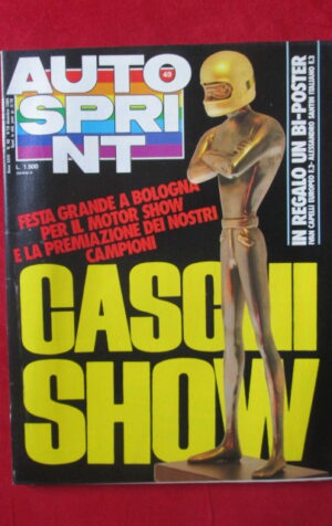AUTOSPRINT 49 1984 MOTOR SHOW BOLOGNA WILLIAMS NIKI LAUDA NELSON PIQUET [AS2]