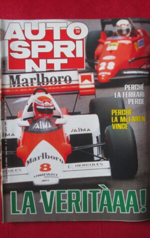 AUTOSPRINT 33 1984 FERRARI McLAREN [AS2]