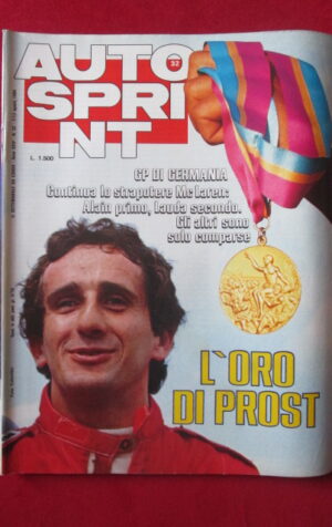 AUTOSPRINT 32 1984 PROST GP DI GERMANIA McLAREN [AS2]