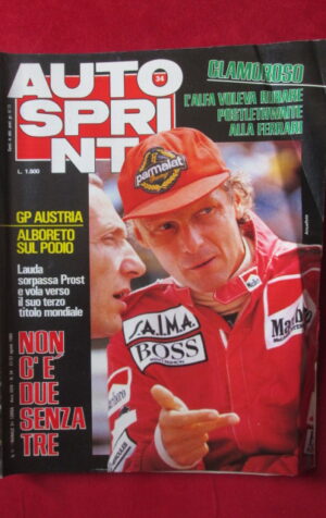 AUTOSPRINT 34 1984 ALFA FERRARI NIKI LAUDA PROST GP AUSTRIA [AS2]