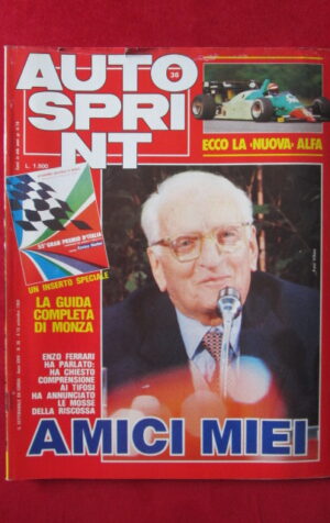 AUTOSPRINT 36 1984 ENZO FERRARI LA NUOVA ALFA [AS2]