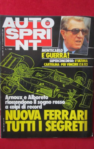 AUTOSPRINT 48 1984 ARNOUX ALBORETO FERRARI [AS2]