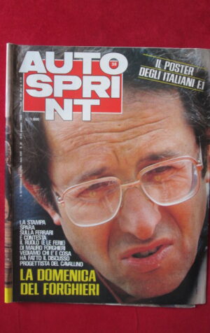 AUTOSPRINT 38 1984 FERRARI MAURO FORGHIERI - POSTER PILOTI ITALIANI [AS2]