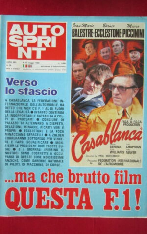 AUTOSPRINT 18 1982 F1 FERRARI LANCA WILLSON [C1]