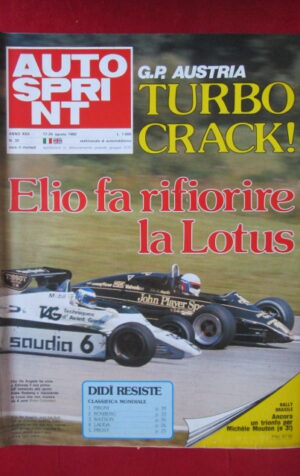 AUTOSPRINT 33 1982 GP AUSTRIA LOTUS ELIO DE ANGELIS [C1]