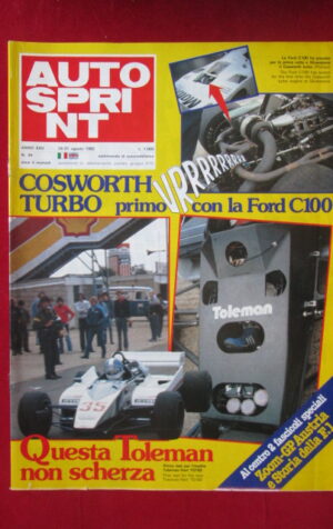 AUTOSPRINT 34 1982 COSWORTH TURBO FORD C100 TOLEMANN HART [C1]