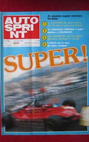 AUTOSPRINT 28 1982 FERRARO + POSTER EURO F3 MAURO BALDI [C1]