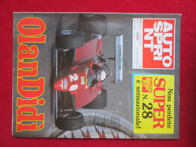 AUTOSPRINT 27 1982 DIDIER PRIONI FERRARI 126 C2 [C2]