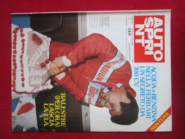 AUTOSPRINT 26 1982 TAMBAY FERRARI [C2]