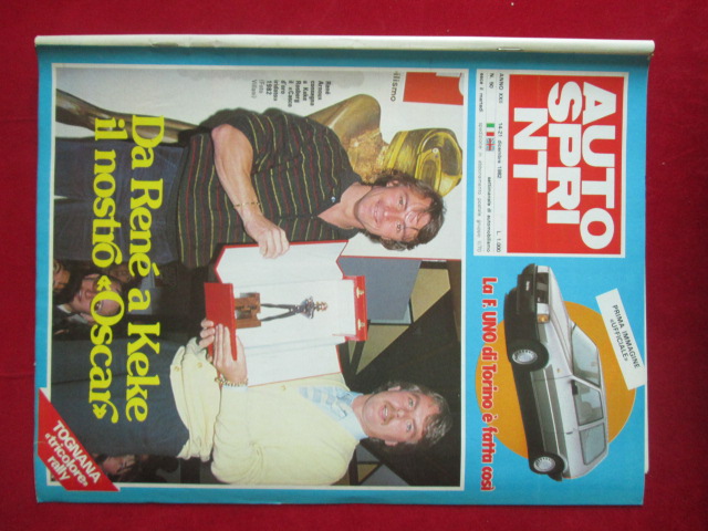 AUTOSPRINT 50 1982 FIAT UNO RENE KEKE ROSBERG [C2]