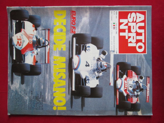 AUTOSPRINT 31 1982 F2 BOUTSEN CECOTTO FABI [C2]