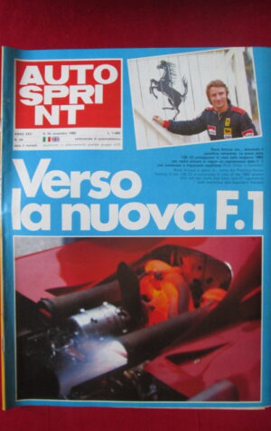 AUTOSPRINT 45 1982 RENE ARNOUX FERRARI F1 [C2]