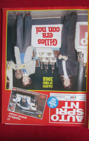 AUTOSPRINT 49 1982 CASCO D 'ORO 1982 GILLES VILLENEUVE LANCIA ENDURANCE [C2]